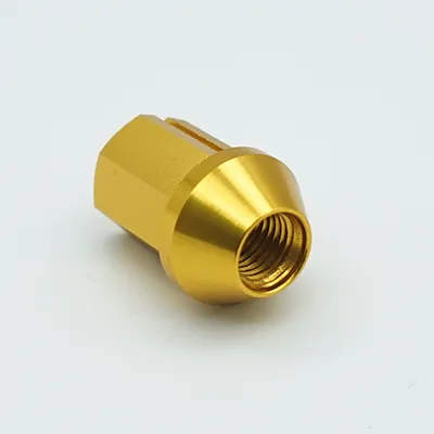 Gelb eloxierte Teile